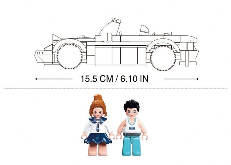 Sluban Model Bricks Sportovní vůz MX5