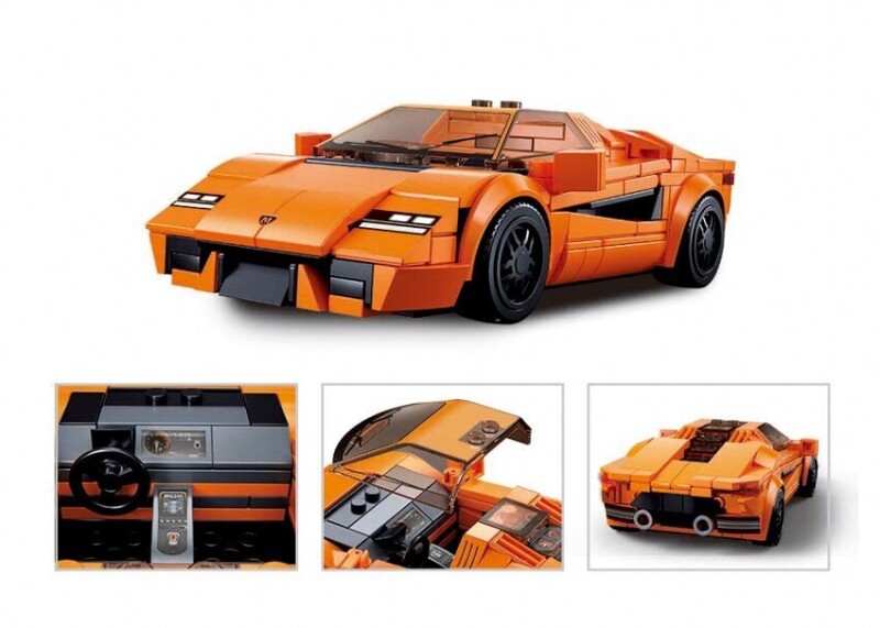 Sluban Model Bricks Sportovní vůz 2002