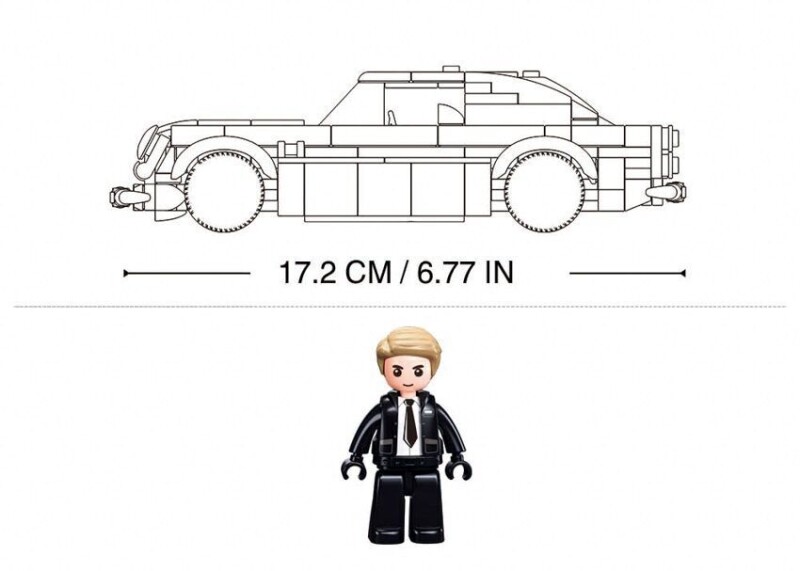 Sluban Model Bricks Auto tajného agenta