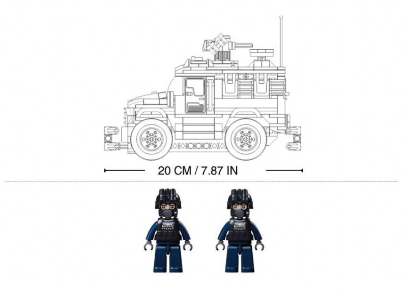 Sluban Power Bricks Bojové vozidlo Tiger 