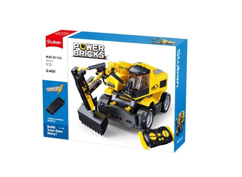 Sluban Power Bricks Kolové rypadlo 