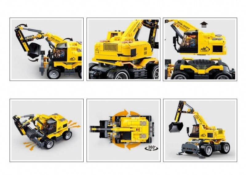 Sluban Power Bricks Kolové rypadlo 