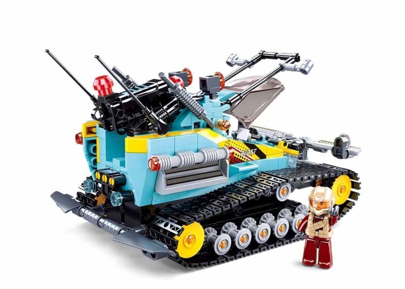 Sluban Power Bricks Pásový vůz Škorpión RC na dálkové ovládání