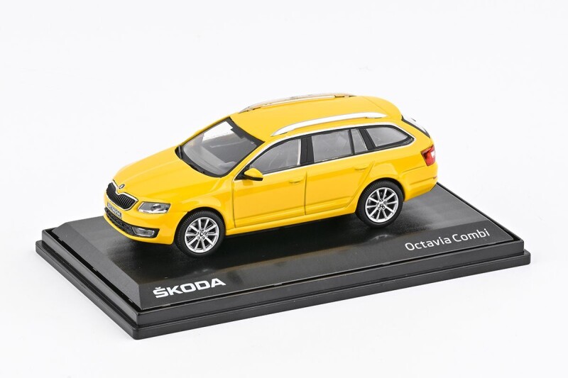 Abrex Škoda Octavia III Combi 1:43 Žlutá Taxi 