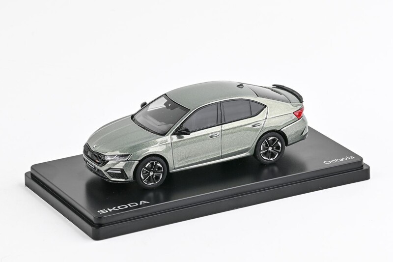 Abrex Škoda Octavia IV RS 1:43 Zelená Agave Metalíza