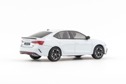 Abrex Škoda Octavia IV RS 1:43 Bílá Moon Metalíza