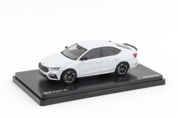 Abrex Škoda Octavia IV RS 1:43 Bílá Moon Metalíza