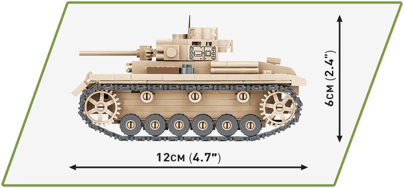 Cobi Německý střední tank Panzer III Pz. KpfW. Ausf. J 1:48