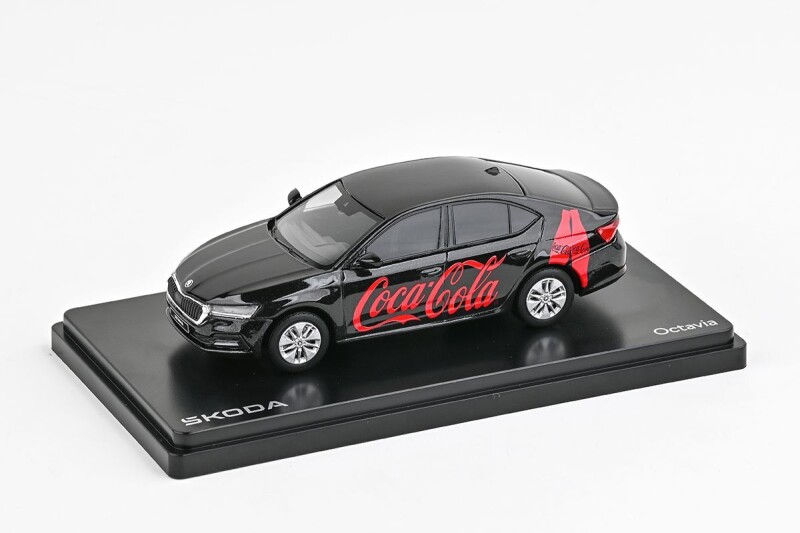 Abrex Škoda Octavia IV 1:43 Coca-Cola Červené Nápisy