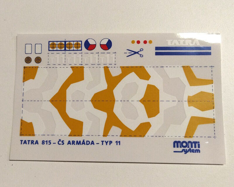 Aršík polepů Tatra Armáda