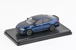 Abrex Škoda Octavia IV RS 1:43 Modrá Storm Metalíza