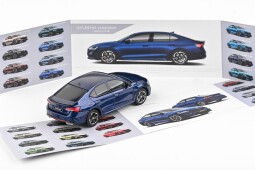 Abrex Škoda Octavia IV RS 1:43 Modrá Storm Metalíza