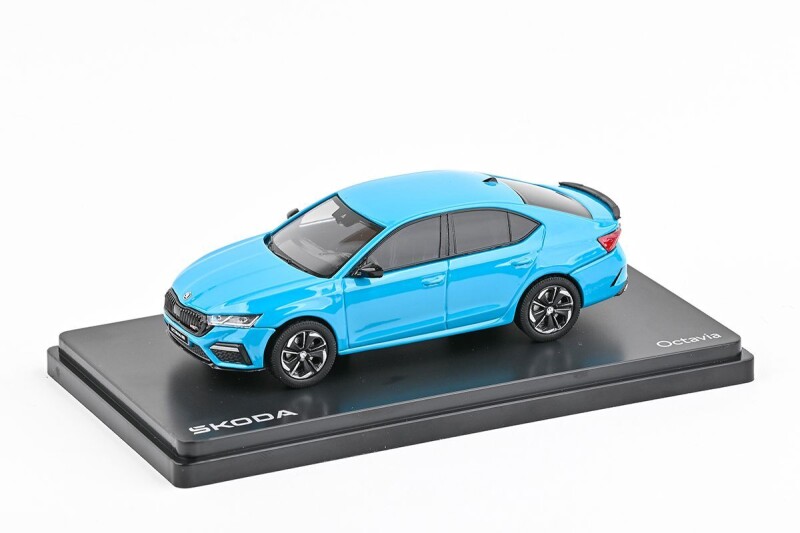 Abrex Škoda Octavia IV RS 1:43 Modrá Orbit
