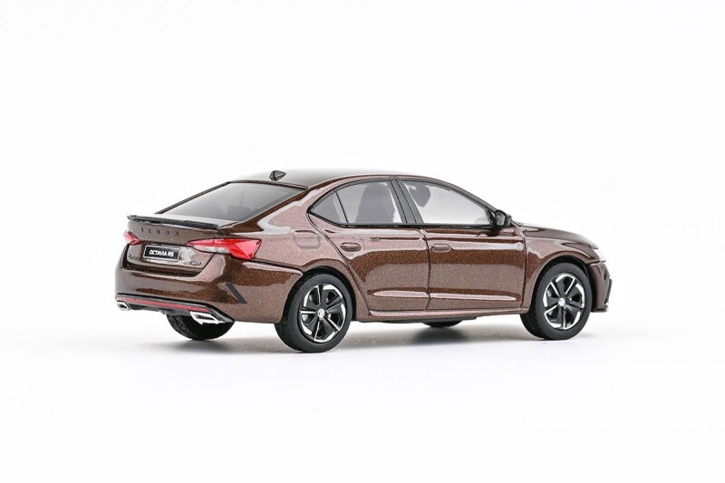 Abrex Škoda Octavia IV RS 1:43 Hnědá Amber Metalíza