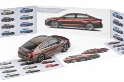 Abrex Škoda Octavia IV RS 1:43 Hnědá Amber Metalíza