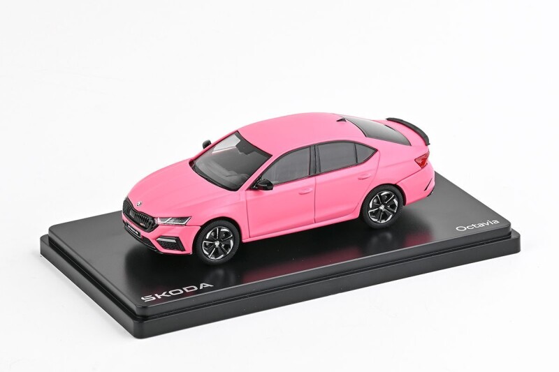 Abrex Škoda Octavia IV RS 1:43 Růžová