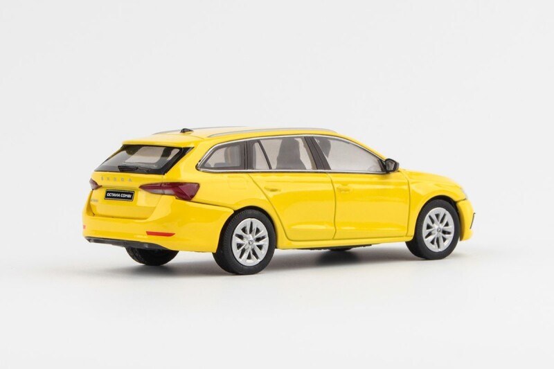 Abrex Škoda Octavia IV Combi 1:43 Žlutá Telecom