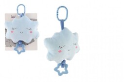 Mráček natahovací hrací strojek plyš 20x16cm