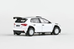Abrex Škoda Fabia IV RS Rally2 1:43 Bílá