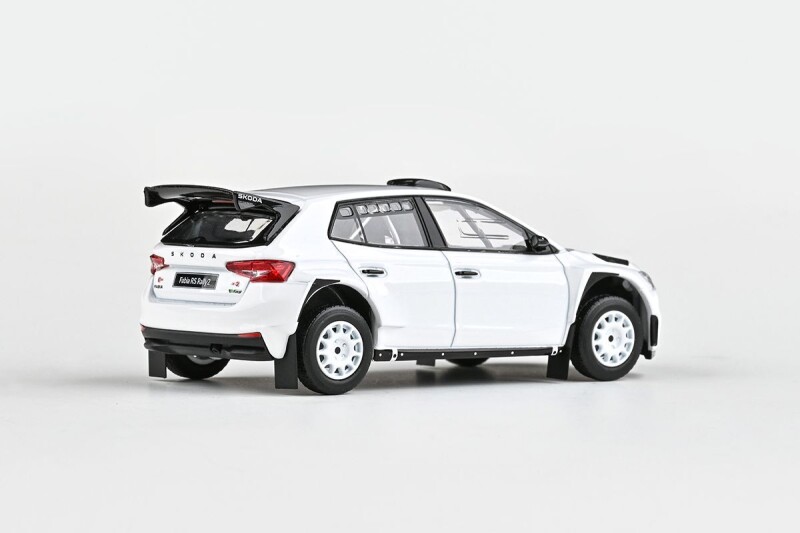 Abrex Škoda Fabia IV RS Rally2 1:43 Bílá