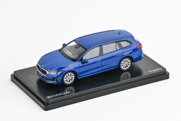 Abrex Škoda Superb IV Combi 1:43 Modrá Energy
