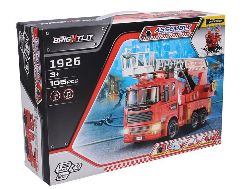 Auto hasičské - skládací model 40 cm