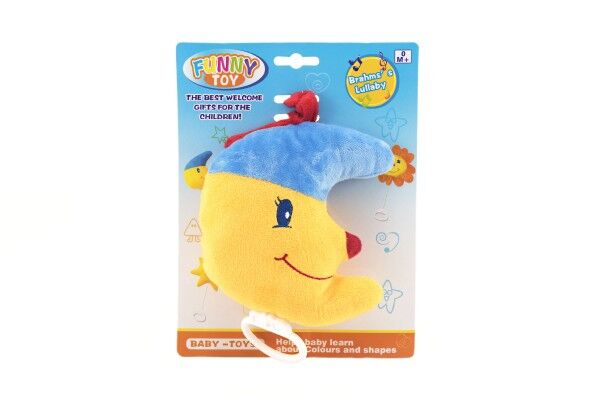 Hrající strojek plyš měsíček 16cm