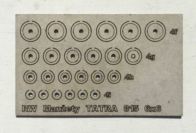 Laserový doplněk - Manžety - Tatra 815 8X8 (RipperWorks)