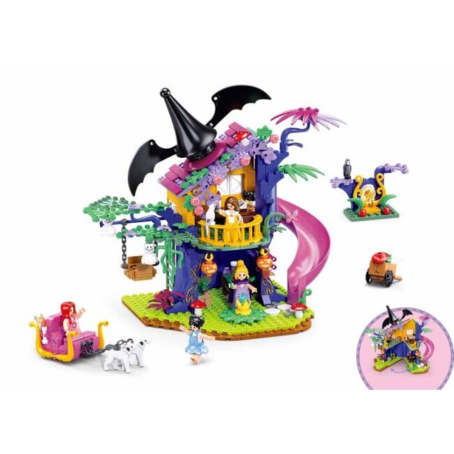 Sluban Girls Dream Čarodějky Kouzelný stromový dům