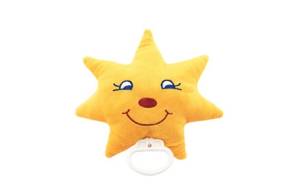 Hrající strojek plyš hvězdička 16cm