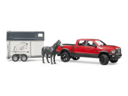 Bruder RAM Terénní auto s přepravníkem na koně 1:16 