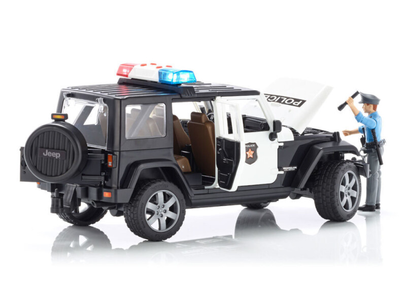 Bruder Jeep Wrangler Rubicon Policie 1:16 