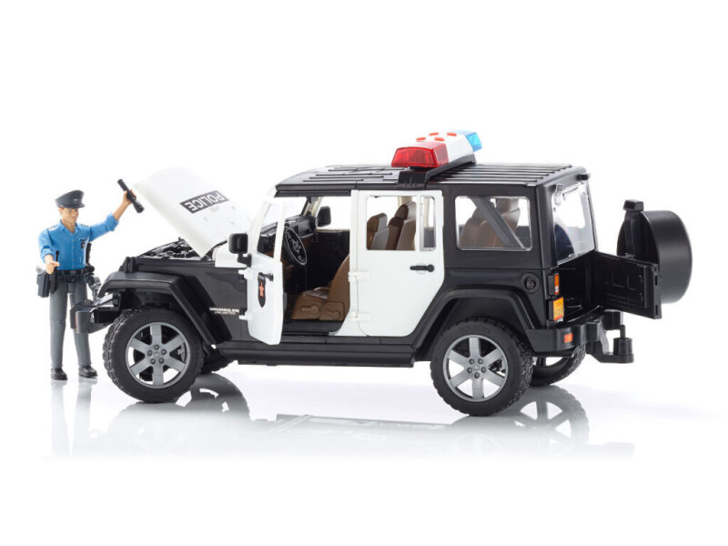 Bruder Jeep Wrangler Rubicon Policie 1:16 