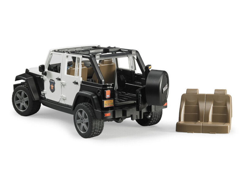 Bruder Jeep Wrangler Rubicon Policie 1:16 