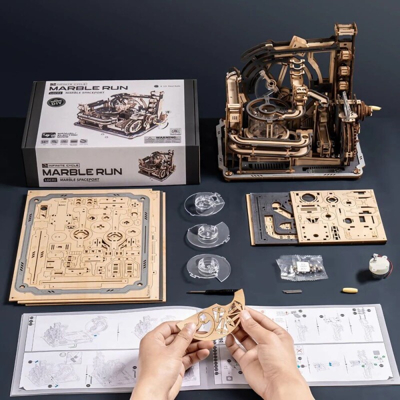 RoboTime 3D skládačka kuličkové dráhy Kosmodrom LGC01