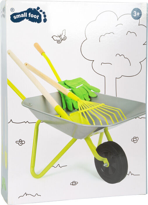 Small Foot Kolečko se zahradním nářadím