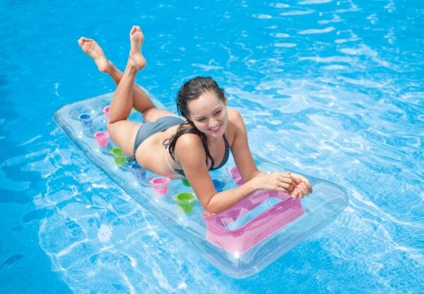 Lehátko nafukovací 188x71cm růžové