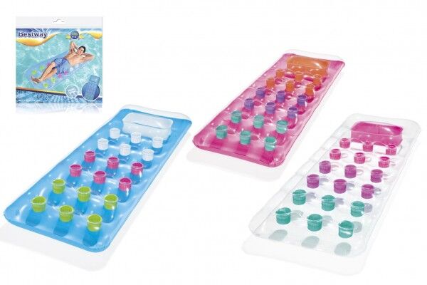 Lehátko nafukovací s průzorem 188x71cm 3 barvy