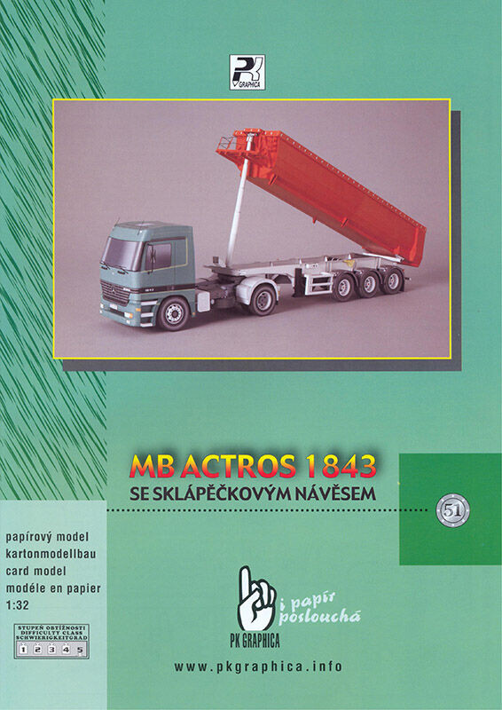 PKG 51 Mercedes Actros 1843 s návěsem  Panav Digitální tisk