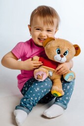 Medvěd Tedík česky mluvící plyš 30cm 25x30cm 