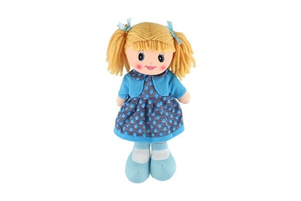 Panenka hadrová plyš 30cm modrá
