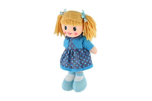 Panenka hadrová plyš 30cm modrá