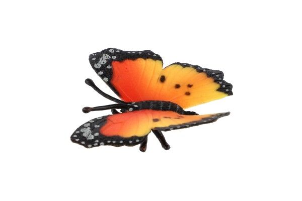 Zooted Motýl Monarcha africký (babočka) 7cm