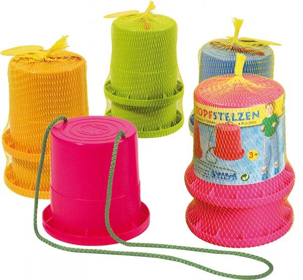 Chůdy plast 4 barvy 13x12x11cm 