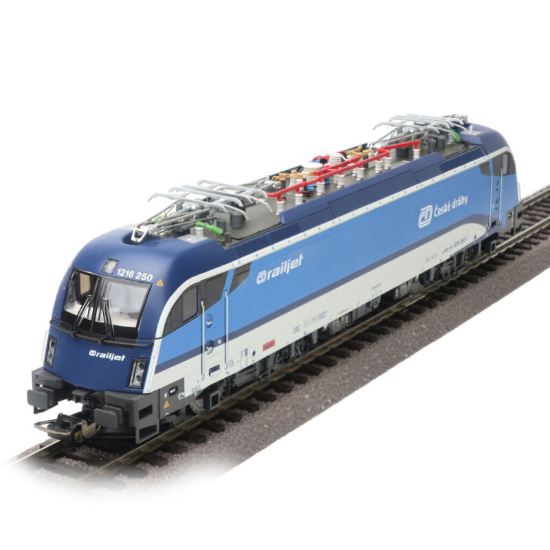 Piko Elektrická lokomotiva Rh 1216 Taurus se 4 pantografy ČD VI