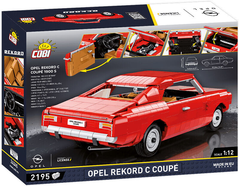 Cobi Opel REKORD C coupé COBI 24345 -Youngtimer 1:12