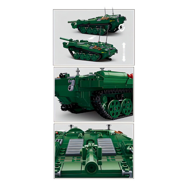 Sluban Model Bricks Bojový tank STRV103