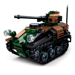 Sluban Model Bricks Malý tank Wiesel AWC 2v1