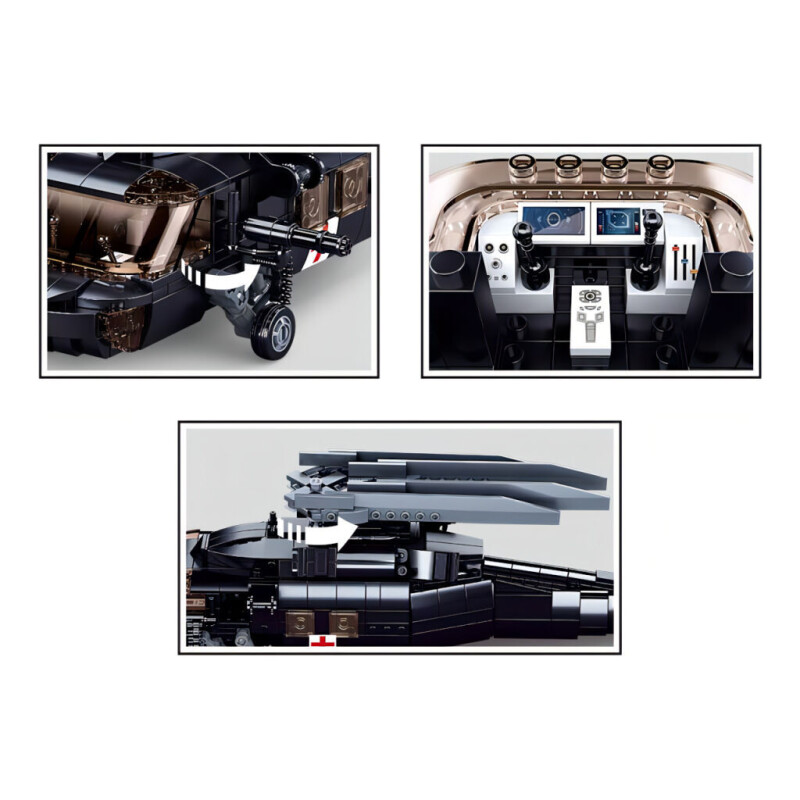 Sluban Model Bricks Zdravotnický vrtulník UH-60 Black Hawk