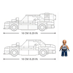 Sluban Model Bricks Pouliční závodní auto 2v1